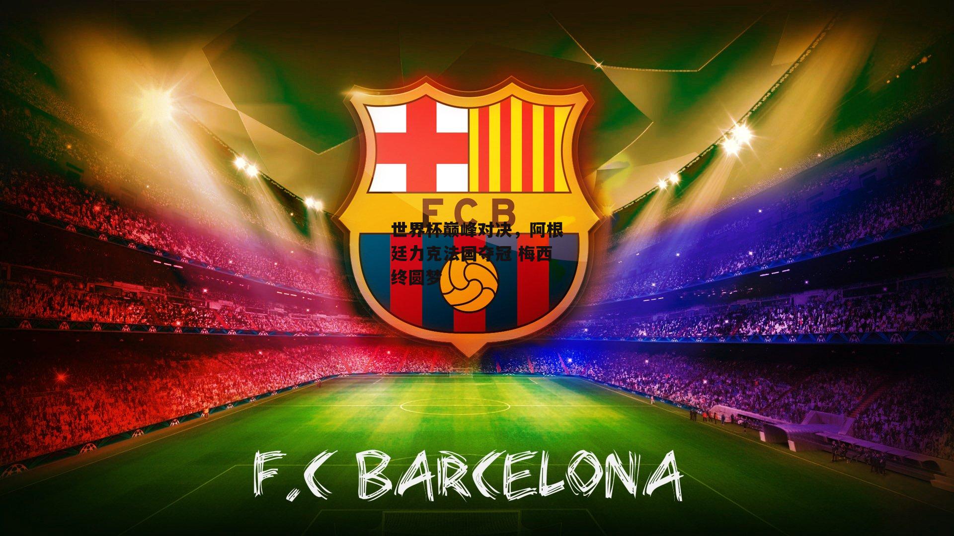 世界杯巅峰对决，阿根廷力克法国夺冠 梅西终圆梦